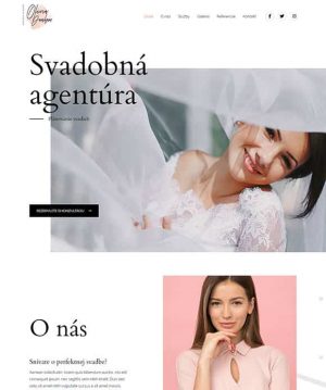 web stránka svadobná agentúra